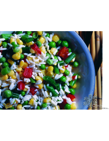 ENSALADA DE ARROZ CON VERDURAS