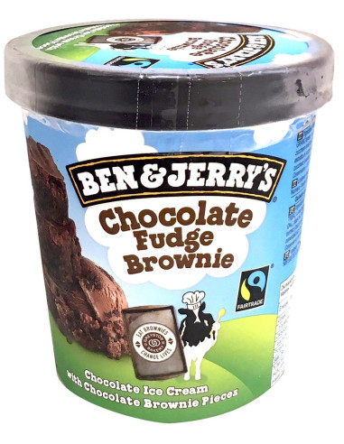 B&J CHOCOLATE FUDGE BROWNIE