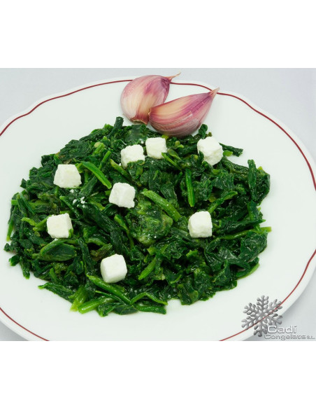 SALTEADO DE ESPINACA