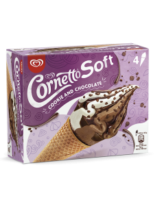 CORNETTO SOFT COOKIE-XOCOLATA Pack 4 u