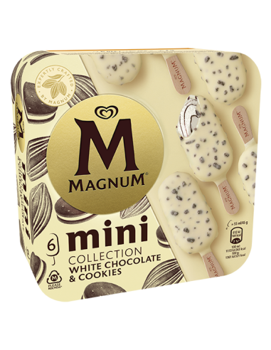 MAGNUM MINI BLANC COOKIES